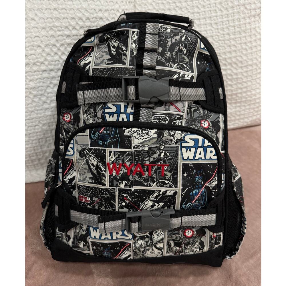 Star Wars Backpack Pottery Barn Mackenzie Large Comic Book Graphic Fan Gear READ